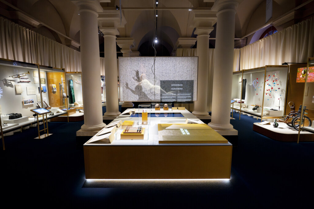 En bild på museets utställning